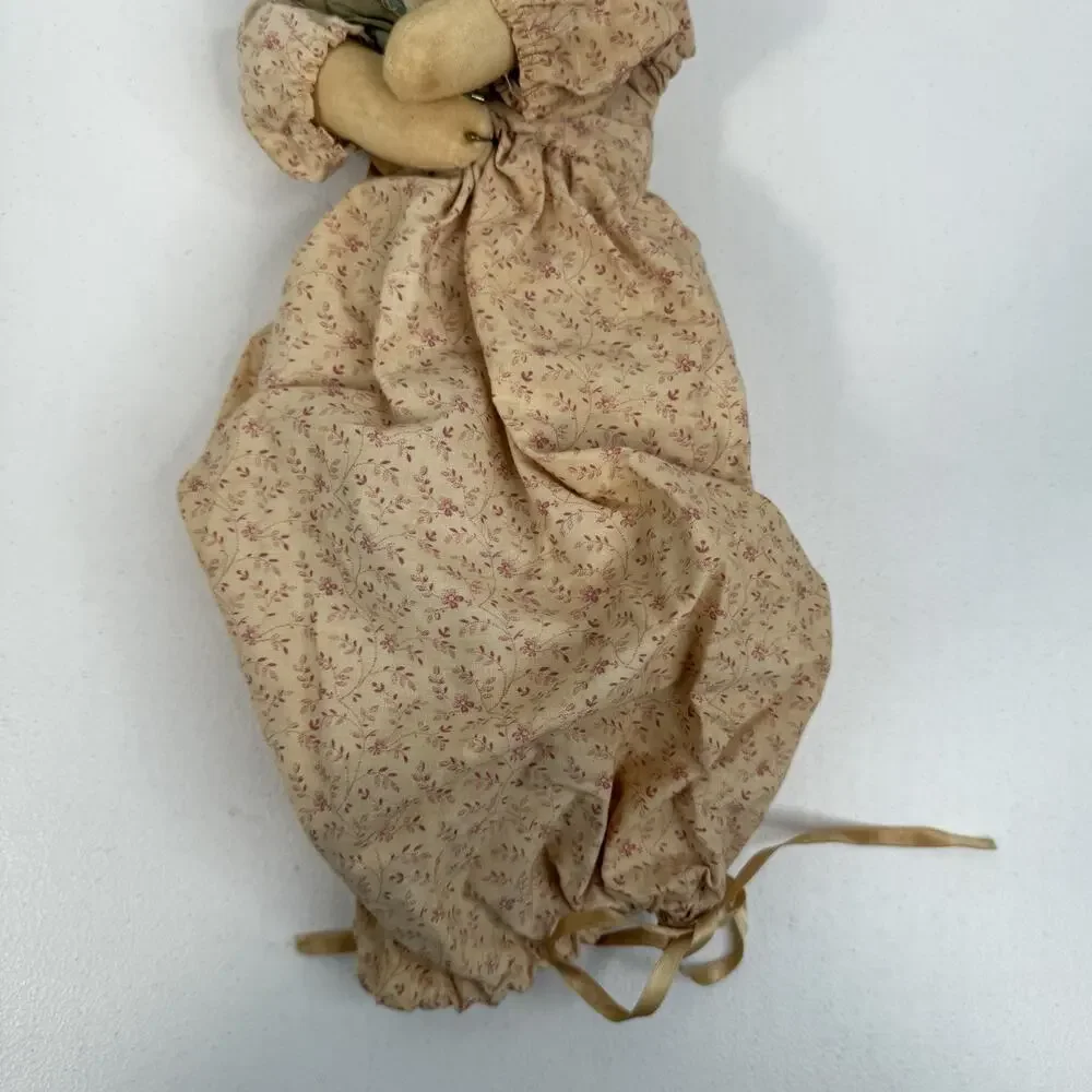 Vtg Attic Babies‎ Primitive Raggady Rag Doll With Baby by Marty Maschino 17